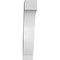 Ekena Millwork 3-in. W x 12-in. D x 16-in. H Baker Architectural Grade PVC Knee Brace BRCP03X12X16BKR - alternate 2